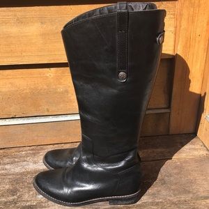 Yorker leather wide calf tall boots 7.5 / 8